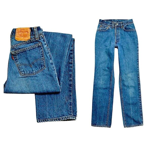 Levi’s 26501-0116 Vintage High Rise Button Up Jeans W27 L34 Very Good Condition - Picture 1 of 10